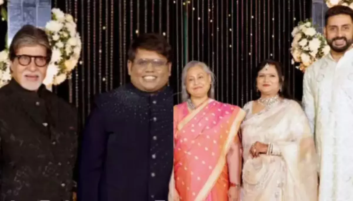 Amitabh Bachchan Graces Managing Director’s Son’s Wedding With Abhishek And Jaya Without Aishwarya