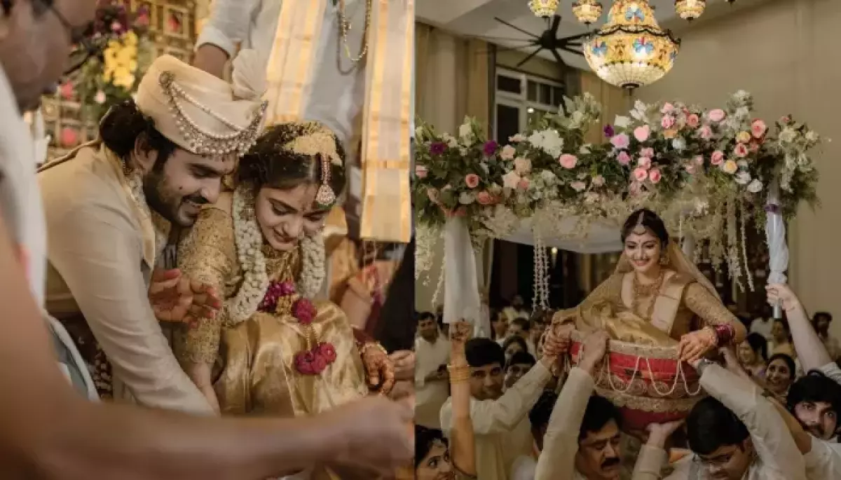 Kiran Abbavaram and Rahasya Gorak get married in a dreamy traditional wedding ceremony in Coorg