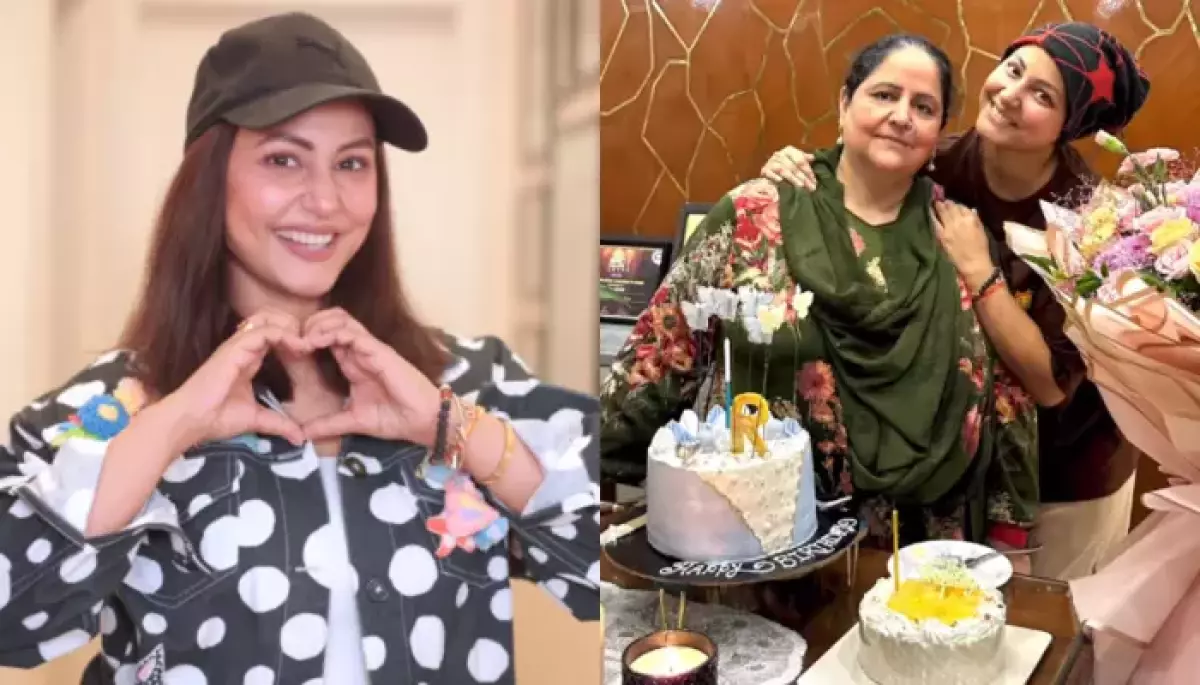 Hina Khan celebrates her mother’s birthday during her cancer treatment and wishes her a speedy recovery