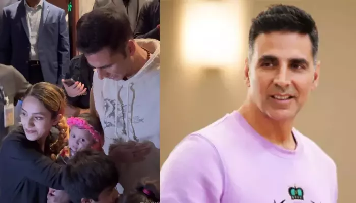 Akshay Kumar Gets Uncomfortable As A Female Fan Touched His Chest-Belly While Posing, Netizens React