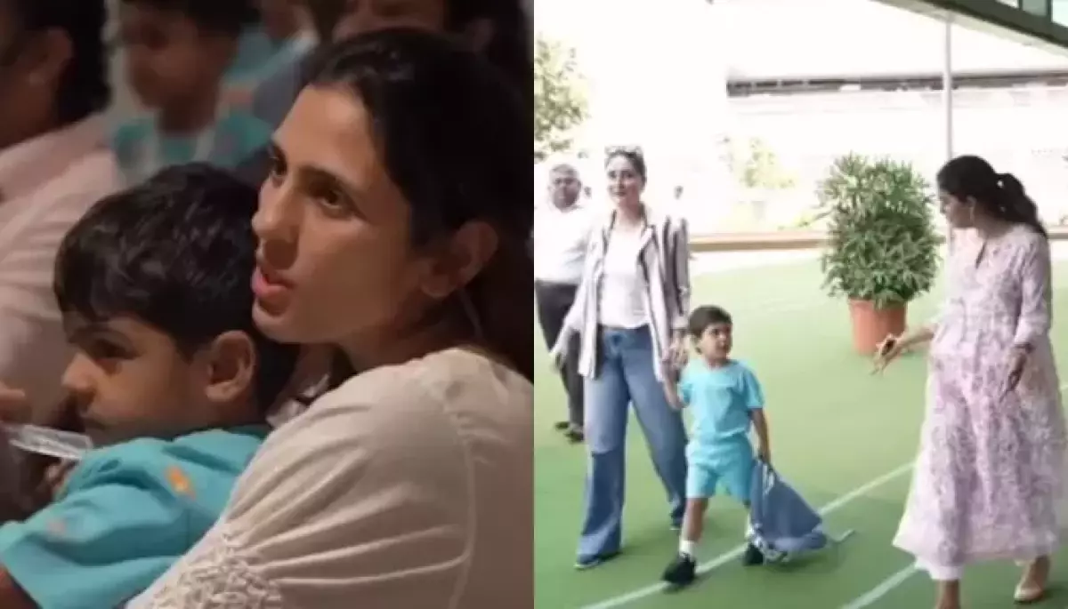 Unseen Video Of Akash Ambani's Son, Prithvi's First Day At Junior ...