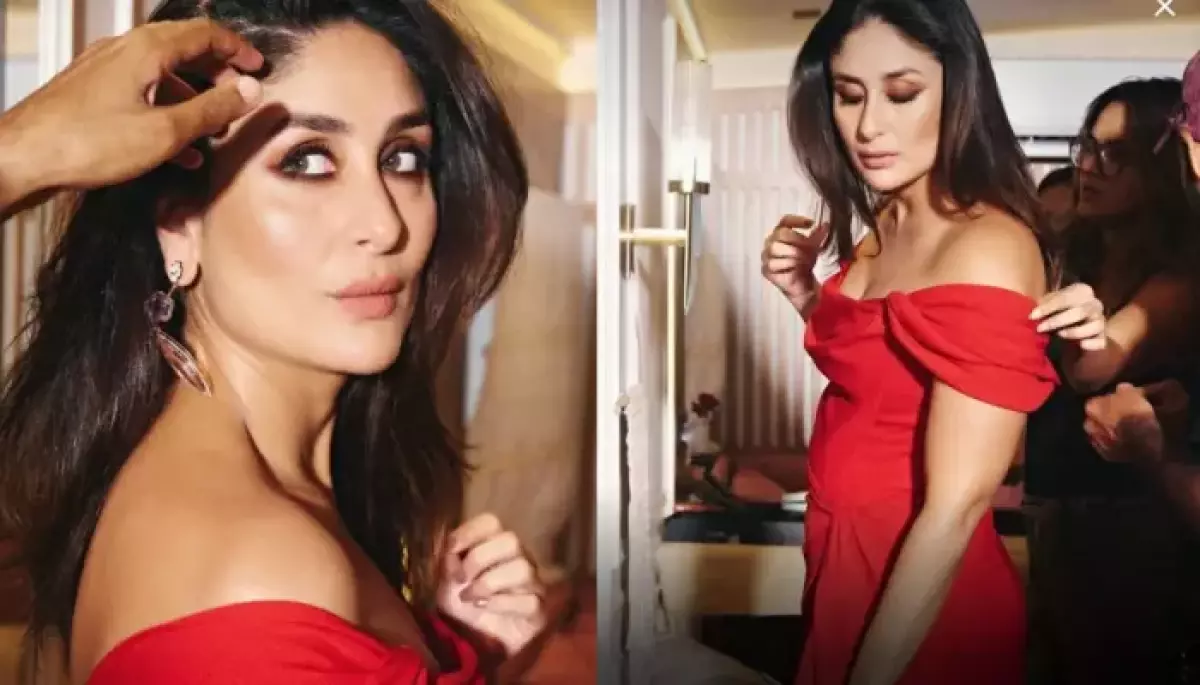 Kareena Kapoor Stuns In An Off-Shoulder Red Gown As She Rings In Her 44th Birthday