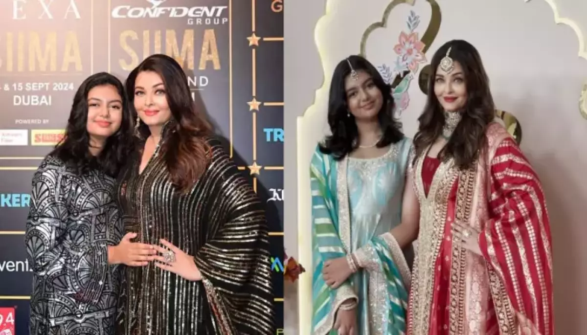 Aishwarya Rai And Aaradhya Bachchan Twin In Similar Style Trench Coats In An Unseen Video At PFW 24