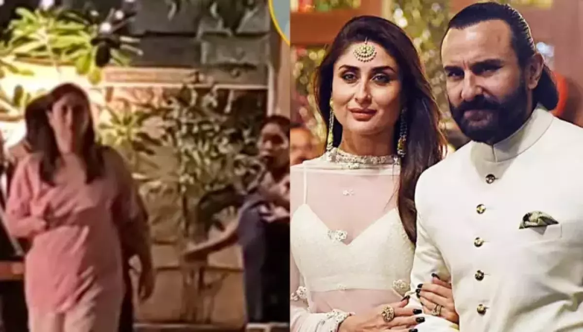 Kareena Kapoor and Saif Ali Khan Seen in Stressful Situation