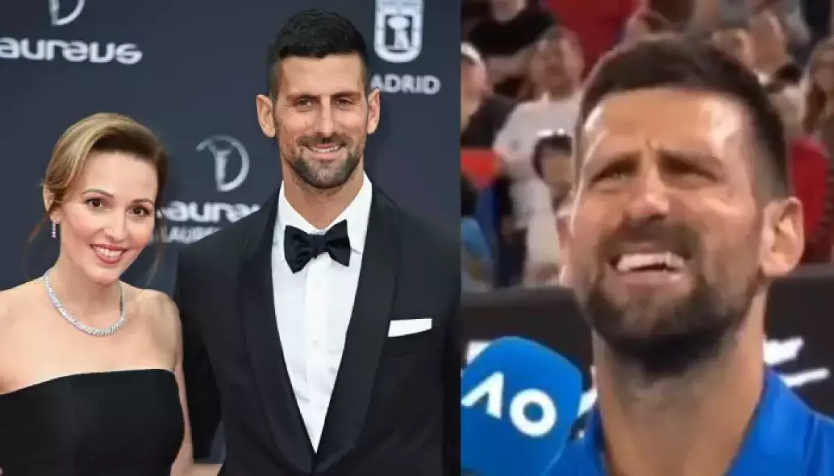 Novak Djokovic Slams ‘Drunk’ Fan Who Interrupted Him During His Interview ‘Sorry Mate, I’ve A Wife’