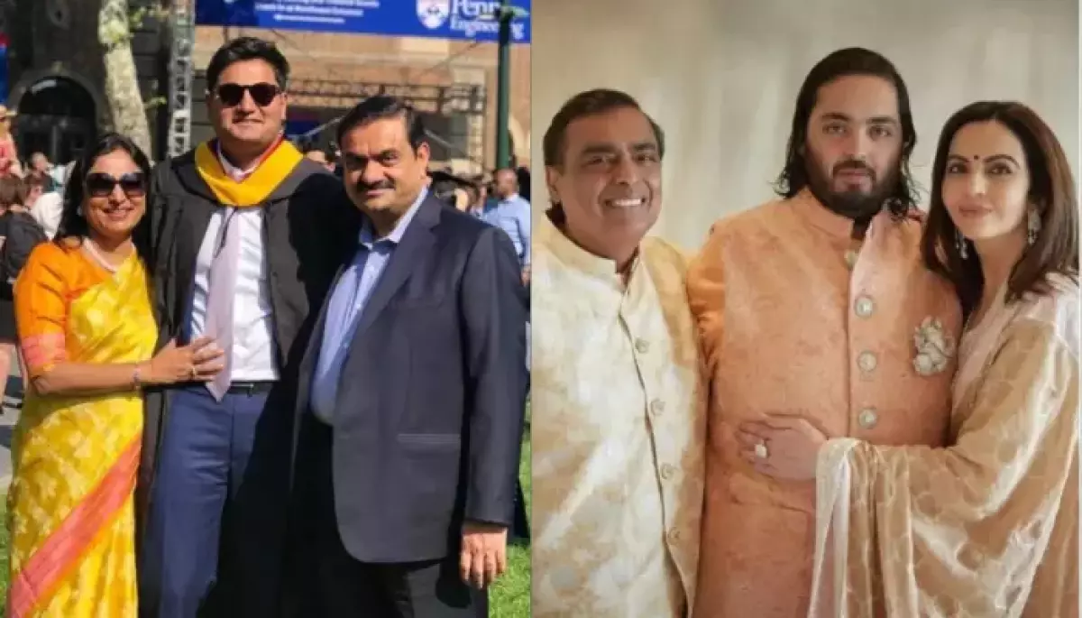 Jeet Adani Vs Anant Ambani: Comparing Net Worth Of India's Richest People