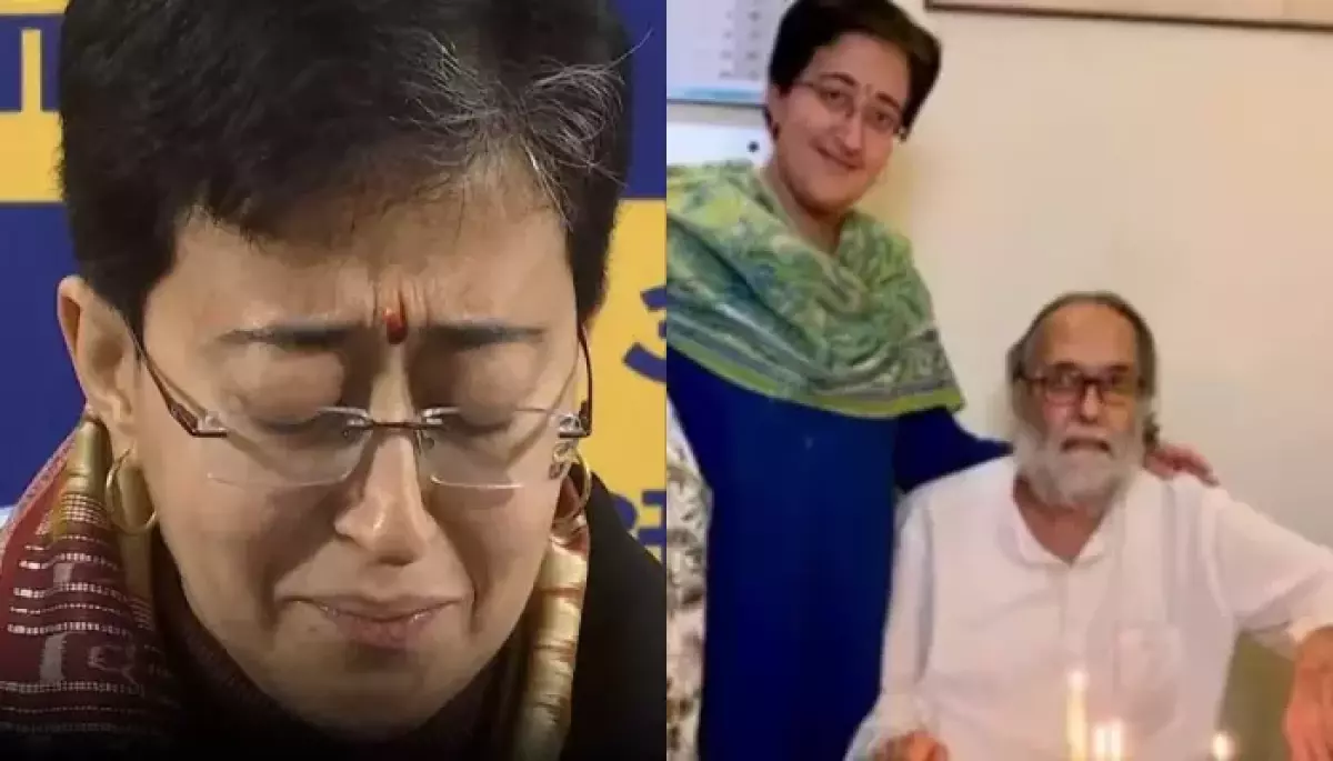 Delhi Chief Minister, Atishi Marlena Cries After Bjp's Ramesh Bidhuri 