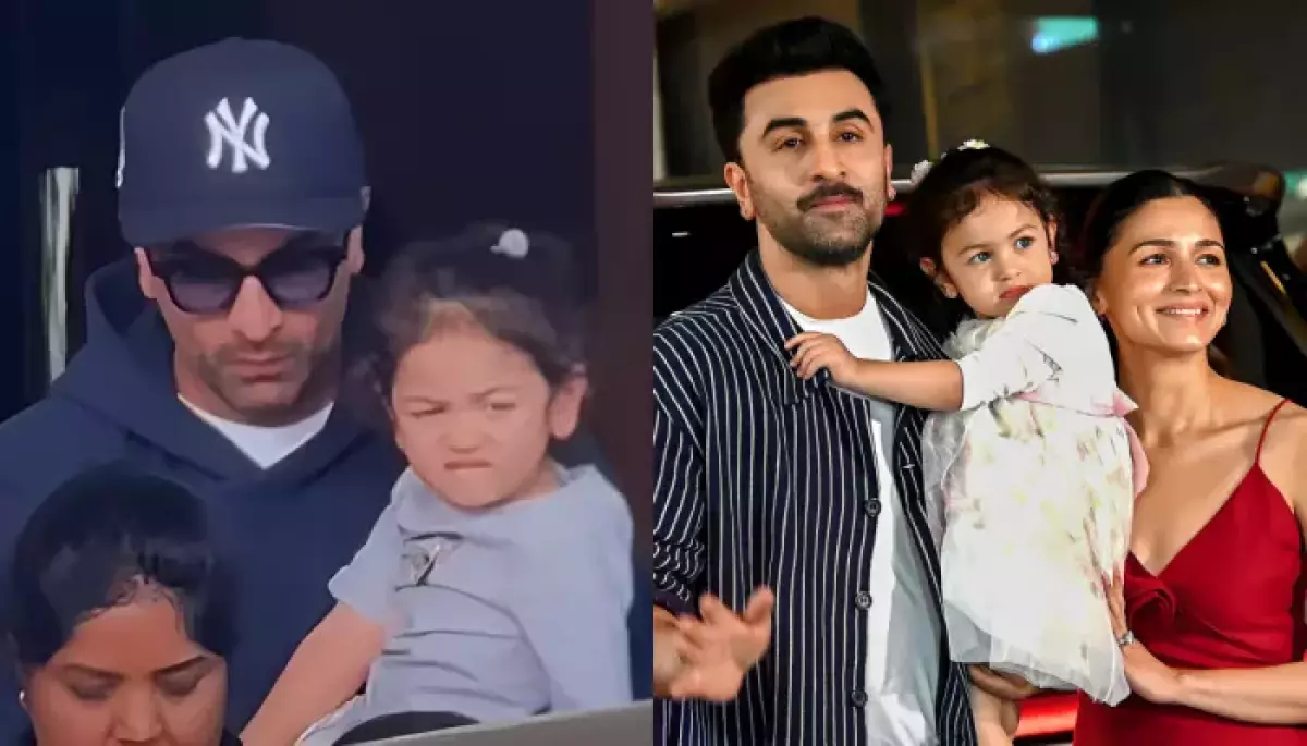 Raha’s Cute Expressions With Her Dad, Ranbir Wins Hearts, Netizen Says, ‘Mini Alia With Ranbir…’