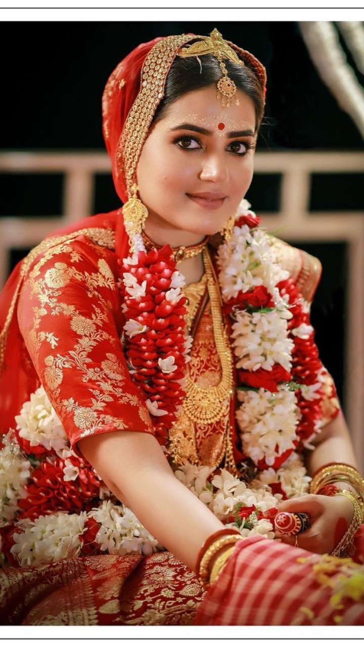 Wedding saree hi-res stock photography and images - Alamy