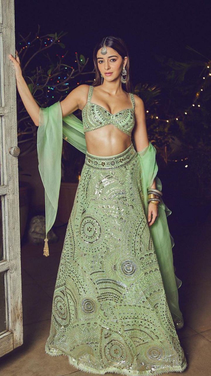 Shehnaaz Gill In A Gorgeous Floral Lehenga